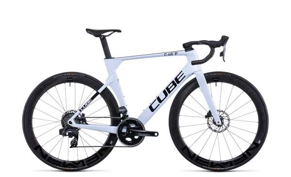 2022 Cube Litening C:68X PRO White/Carbon 50cm