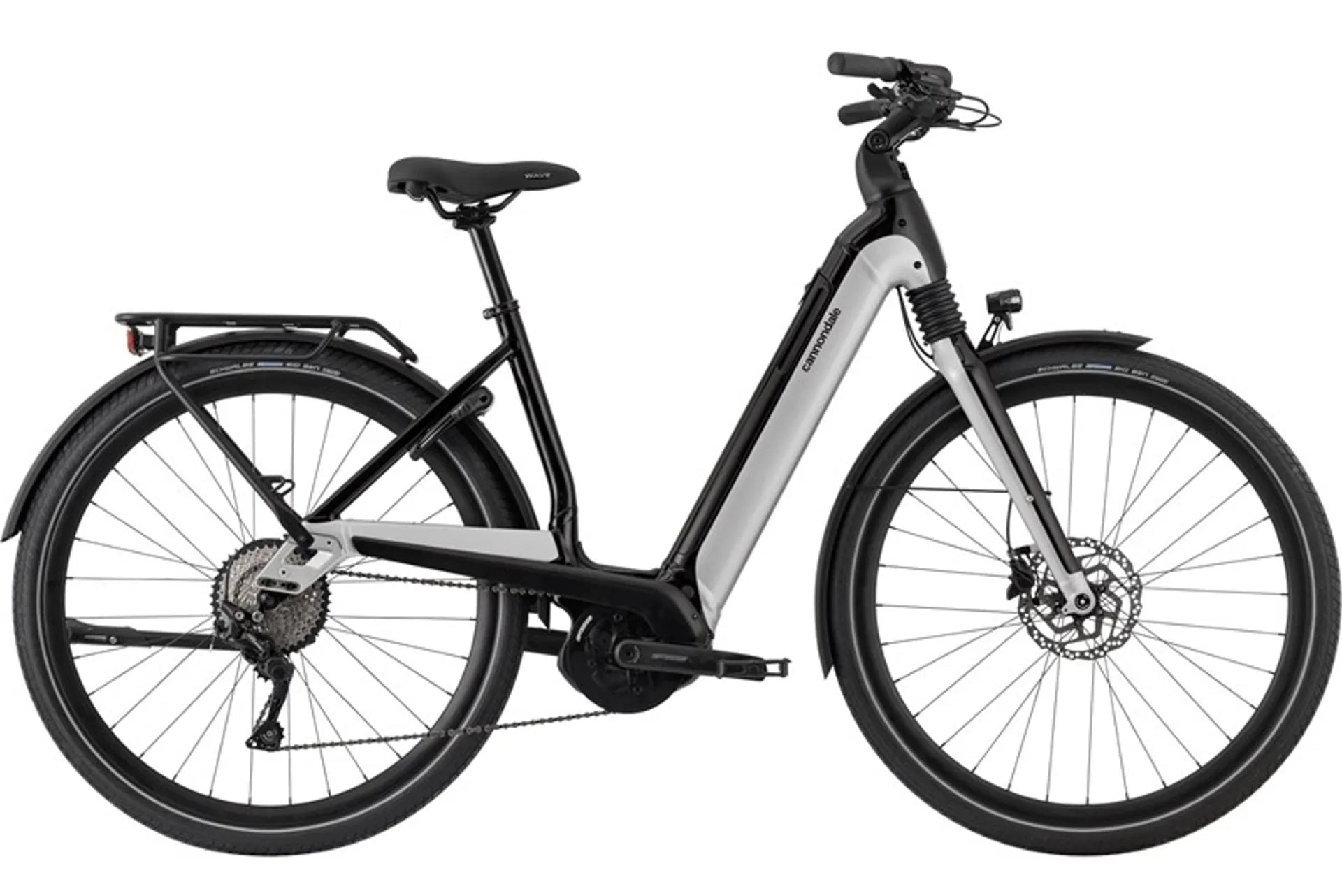 Pre-Owned Cannondale Mavaro Neo 5 + Electric Bike In Cashmere Grey Medium Frame