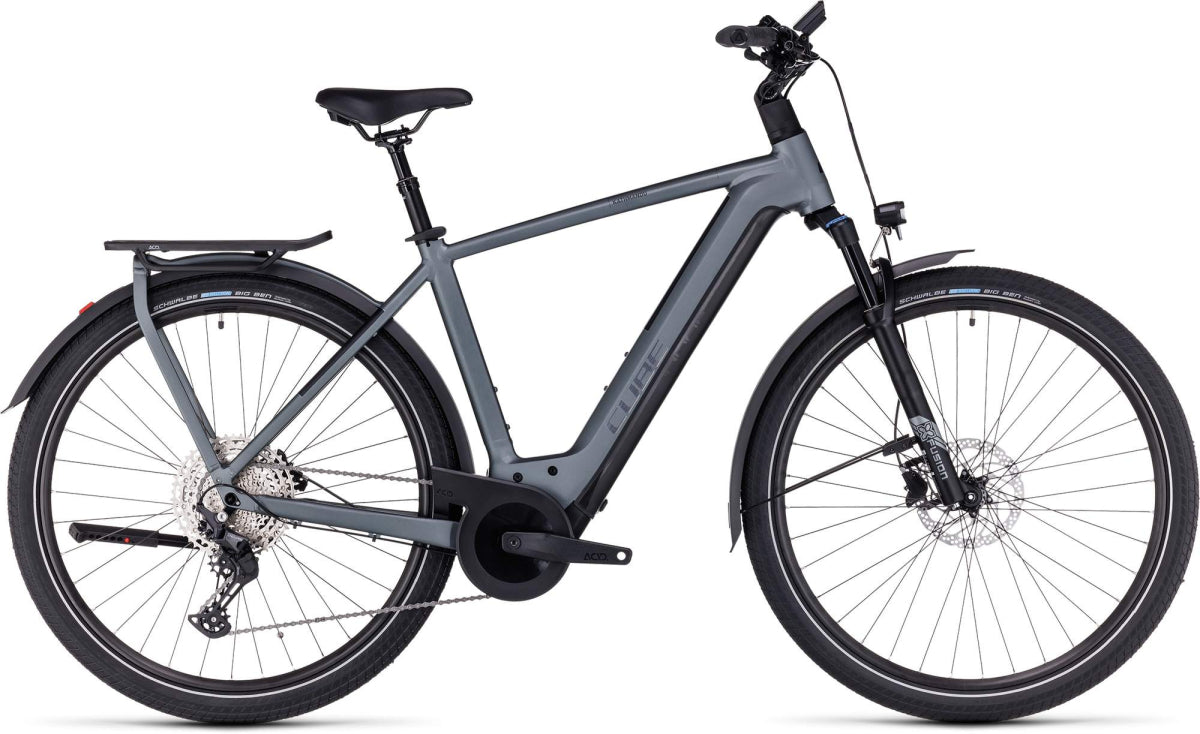 Pre-Owned Cube Kathmandu Hybrid Pro 750 Electric Bike in Flash Grey & Black Small 50cm Frame