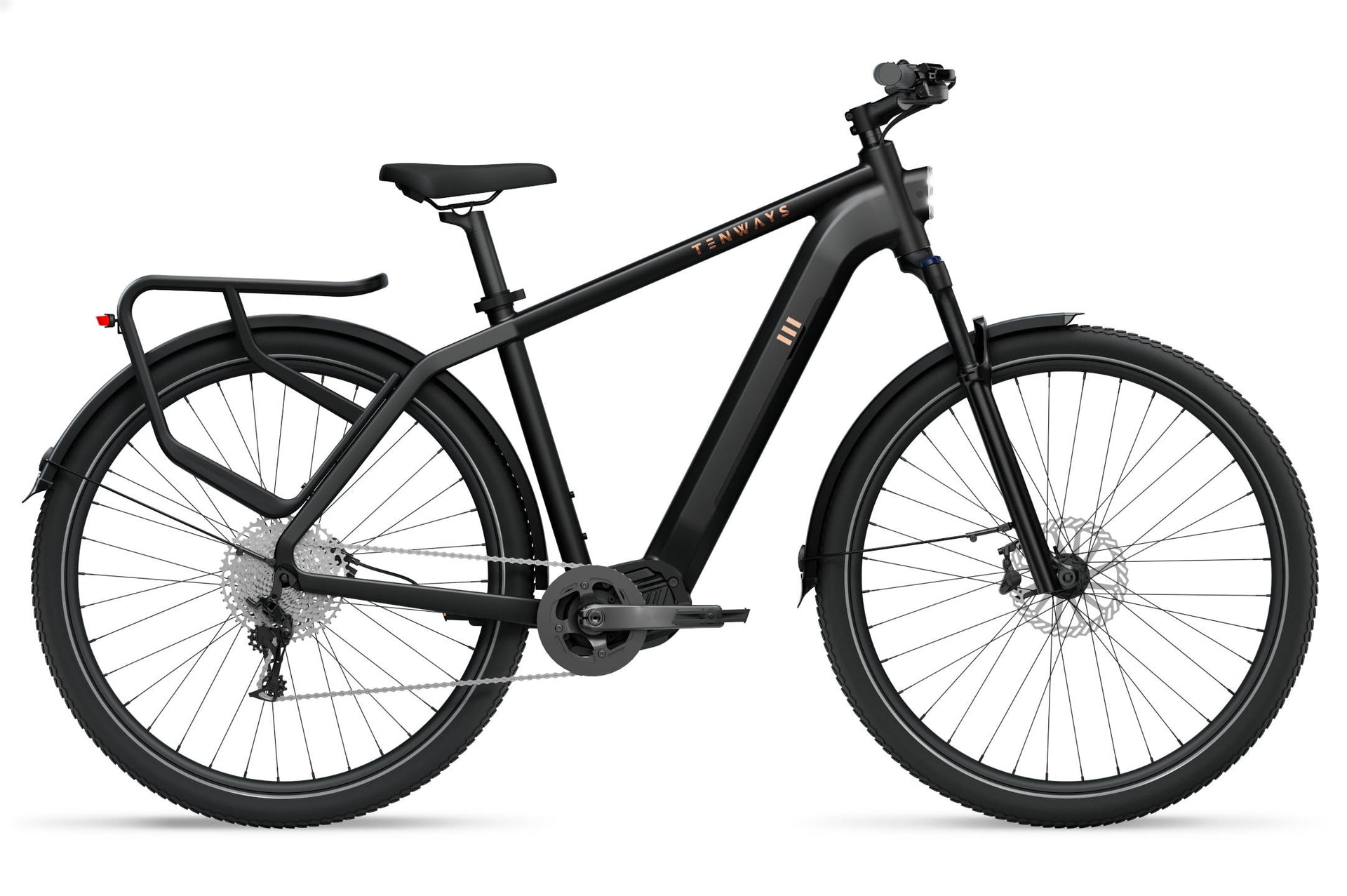 Pre-Owned Tenways AGO X Electric Bike In Midnight Black Medium 47cm Frame