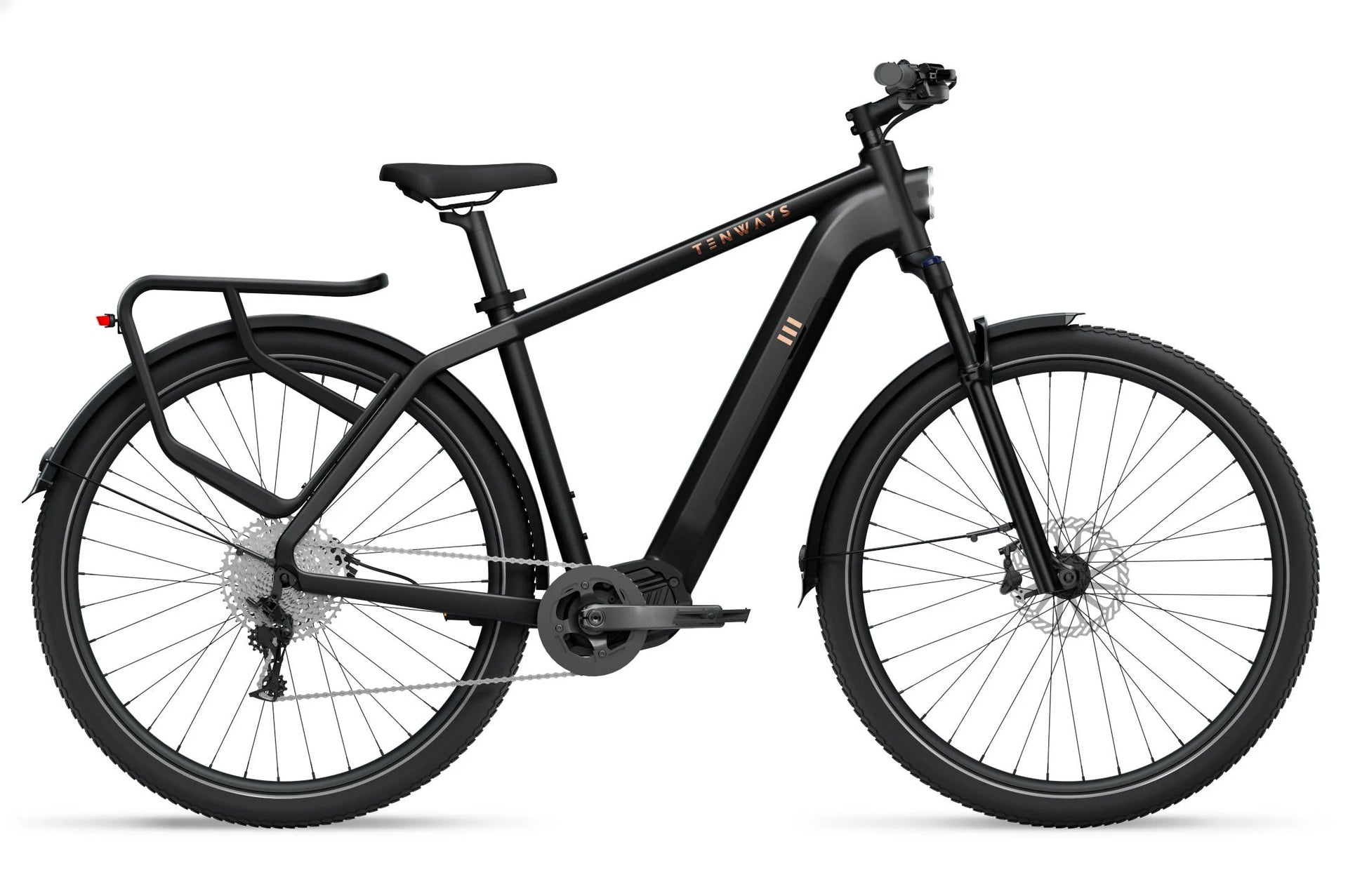 Pre-Owned Tenways AGO X Electric Bike In Midnight Black Large 50cm Frame