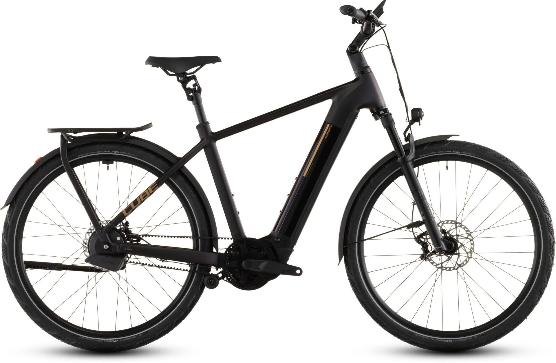 Almost Perfect 2026 Cube Kathmandu Hybrid Comfort SLX 800 Electric Bike With Belt Drive &amp; Hub Gears In Solar Eclipse Medium 54cm Frame