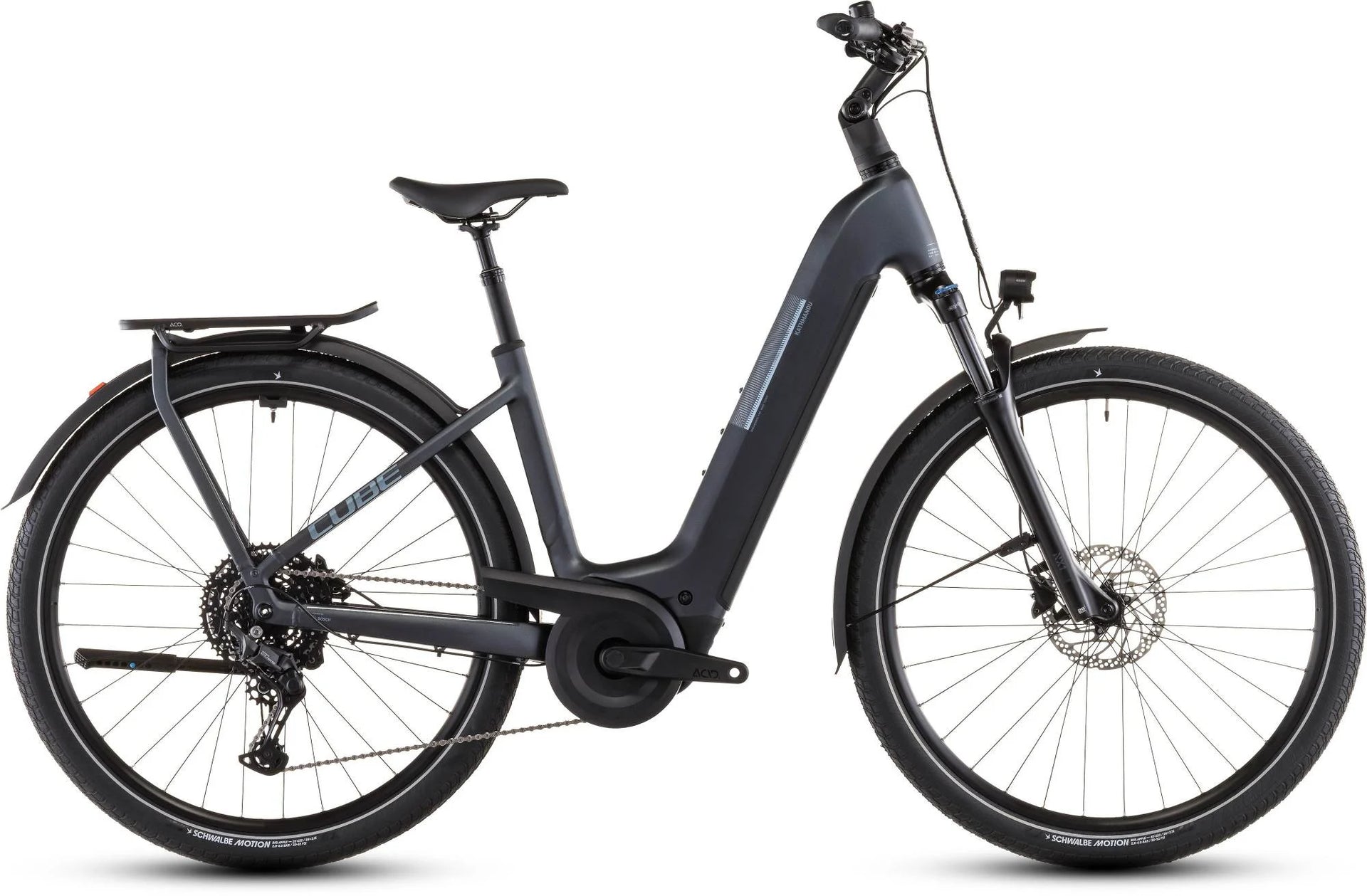Almost Perfect 2026 Cube Kathmandu Hybrid One 800 Electric Bike In Metallic Grey &amp; Chrome Large 58cm Frame