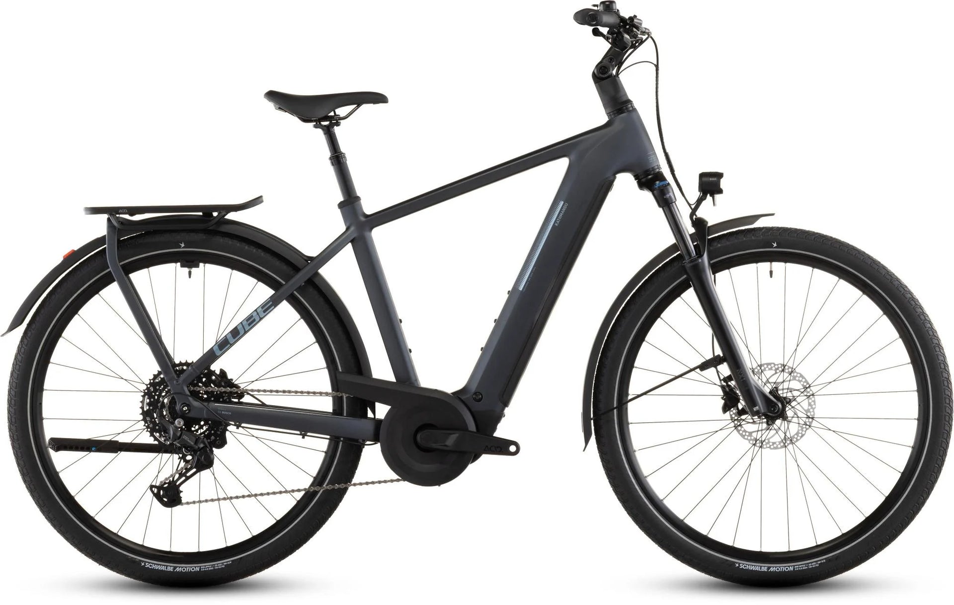Almost Perfect 2026 Cube Kathmandu Hybrid One 800 Electric Bike In Metallic Grey & Chrome Small 50cm Frame