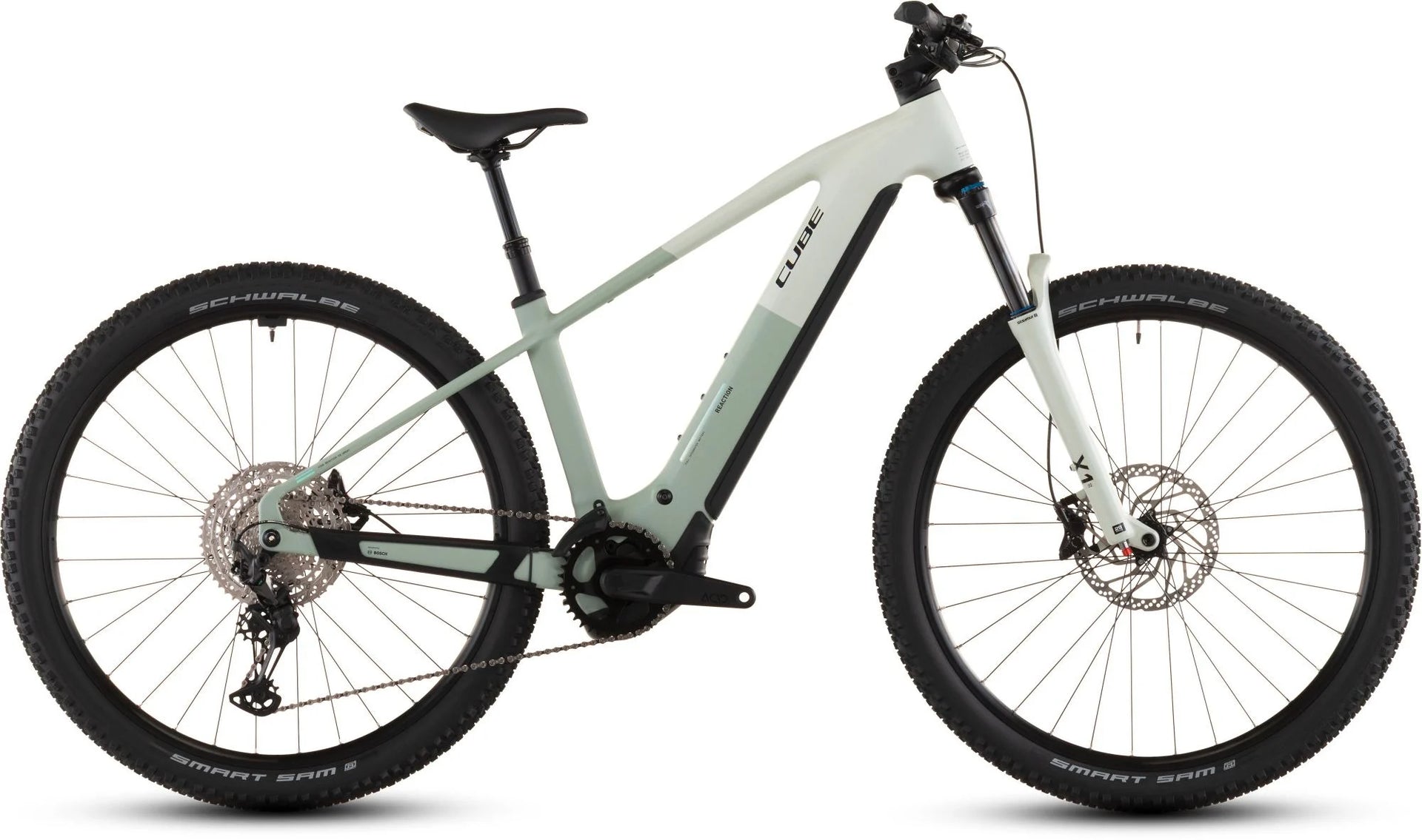 Almost Perfect 2026 Cube Reaction Hybrid Pro 800 Electric Hardtail Mountain Bike In Desert Stone & Dried Herbs Small Frame