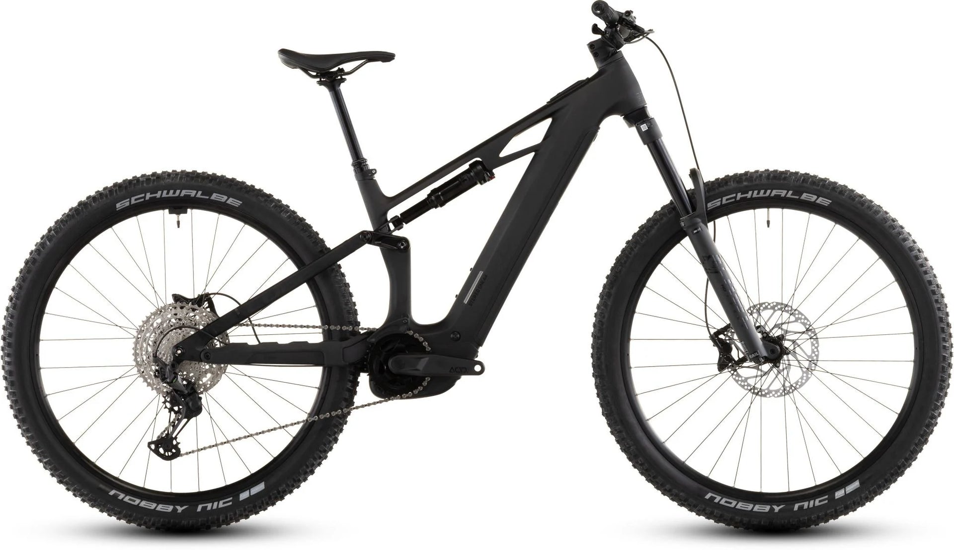 Almost Perfect 2026 Cube Stereo Hybrid ONE44 HPC Race 800 Electric Full Suspension Mountain Bike In Blackline Large Frame