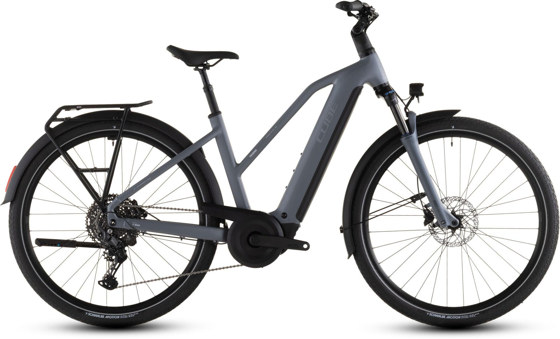 Almost Perfect 2026 Cube Touring Hybrid Pro 800 Electric Bike In Pearl Grey & Grey Small 50cm Frame