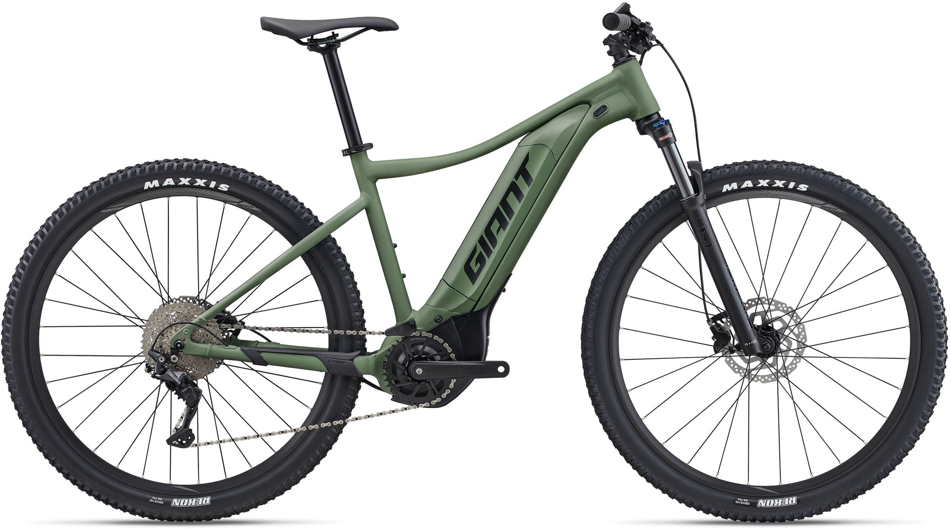 Pre-Owned 2025 Giant Talon E+29 1 Electric Hardtail Mountain Bike In Balsam Green X-Large Frame