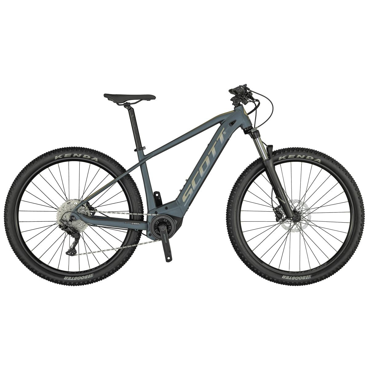 Pre-Owned 2022 Scott Aspect eRide 930 Electric Hardtail Mountain Bike In Blue Large Frame