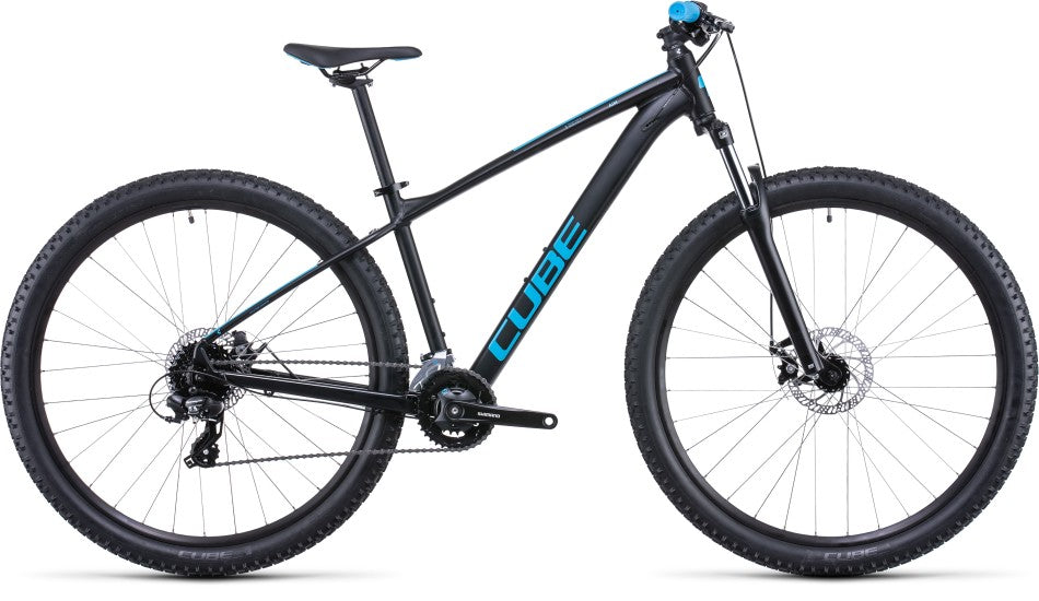 Cube Aim Mountain Bike in Black & Blue