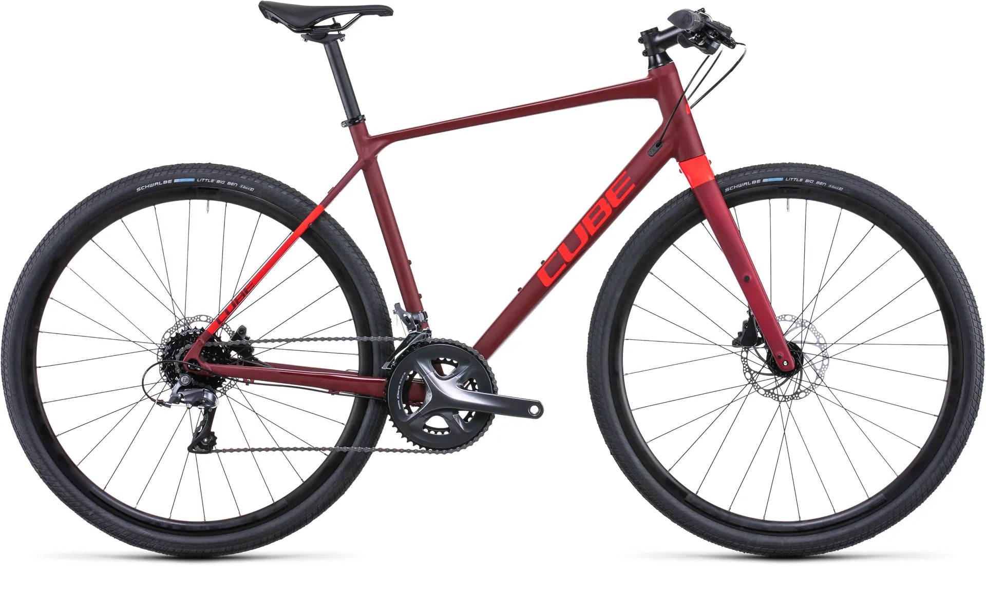 Cube SL Road 2022 dark red/red Small