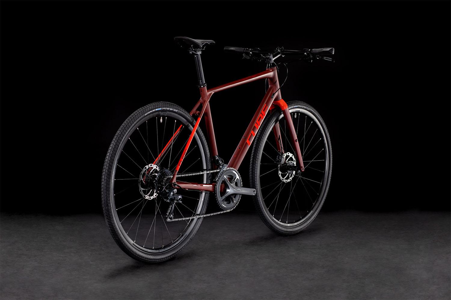 Cube SL Road 2022 dark red/red Small