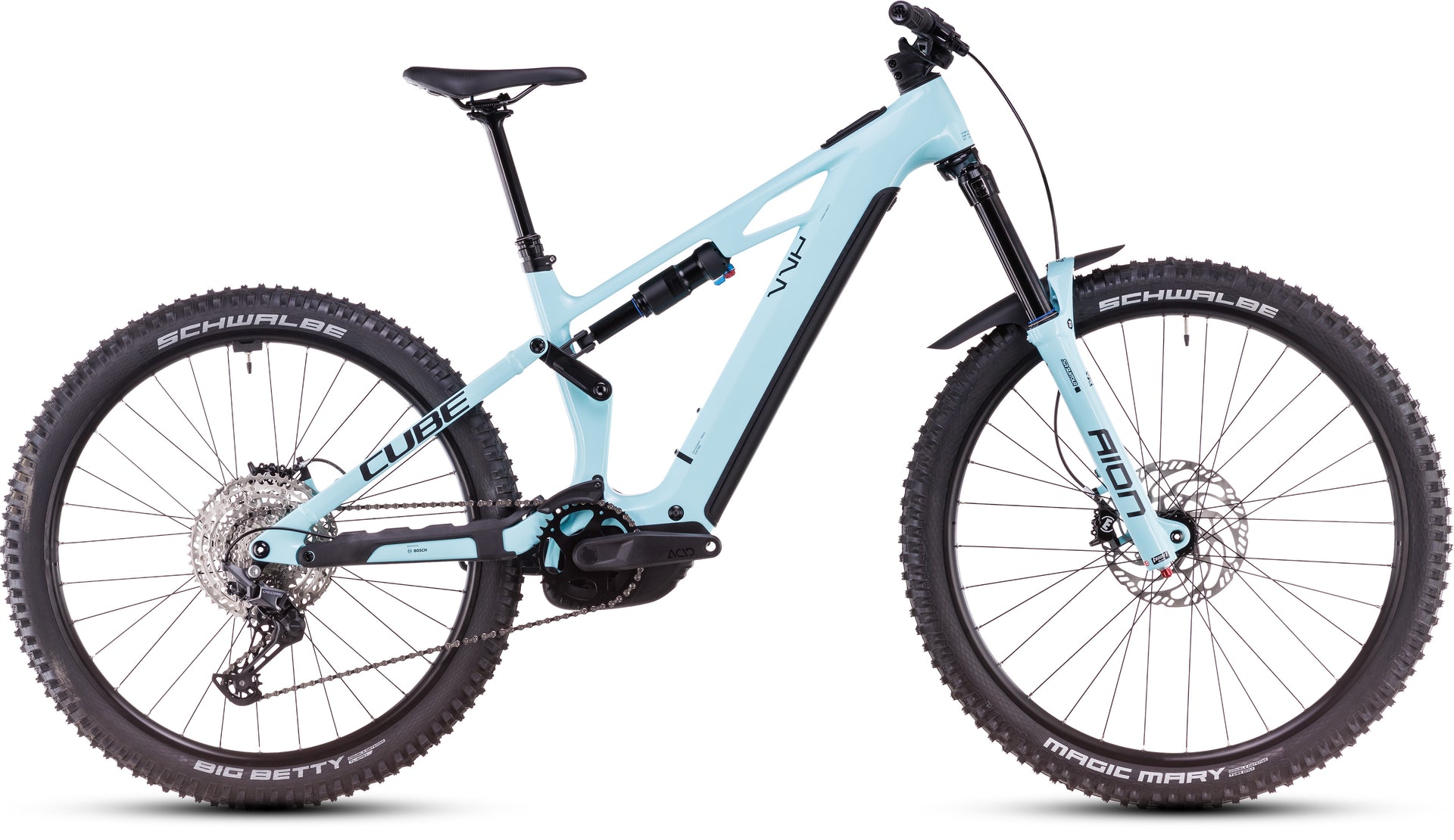 Cube Stereo Hybrid ONE77 HPC Race Electric Mountain Bike – Full Suspension – Dazzle/Black – Bosch CX – 750Wh – 2025