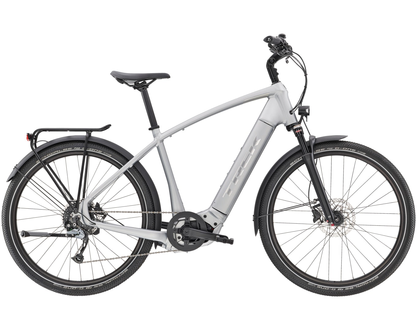 Pre-Owned 2022 Trek Allant+ 7 Electric Bike In Matte Quicksilver X-Large Frame