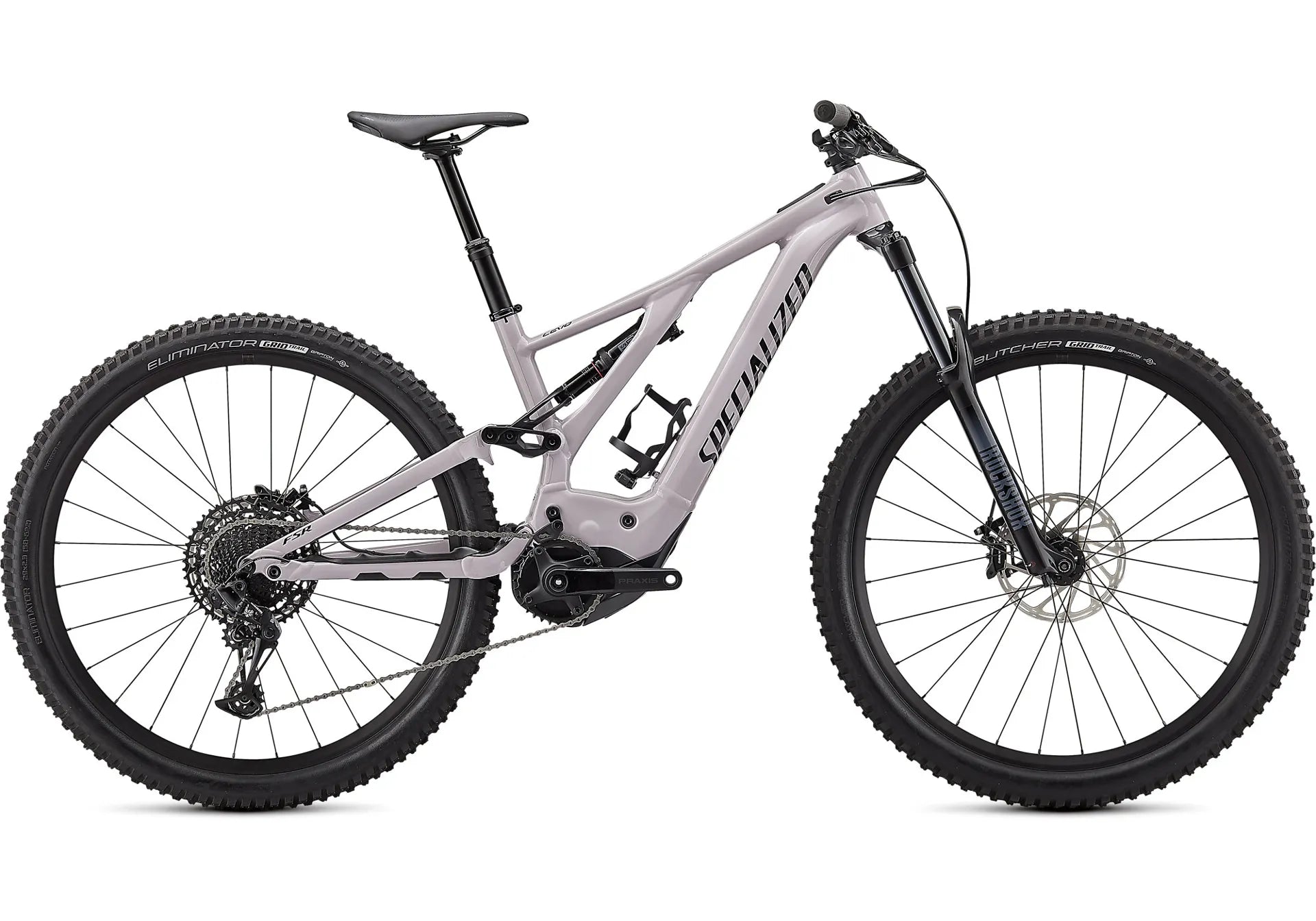 Pre-Owned Specialized Turbo Levo Alloy Electric Full Suspension Mountain Bike In Clay Black Flake Medium Frame