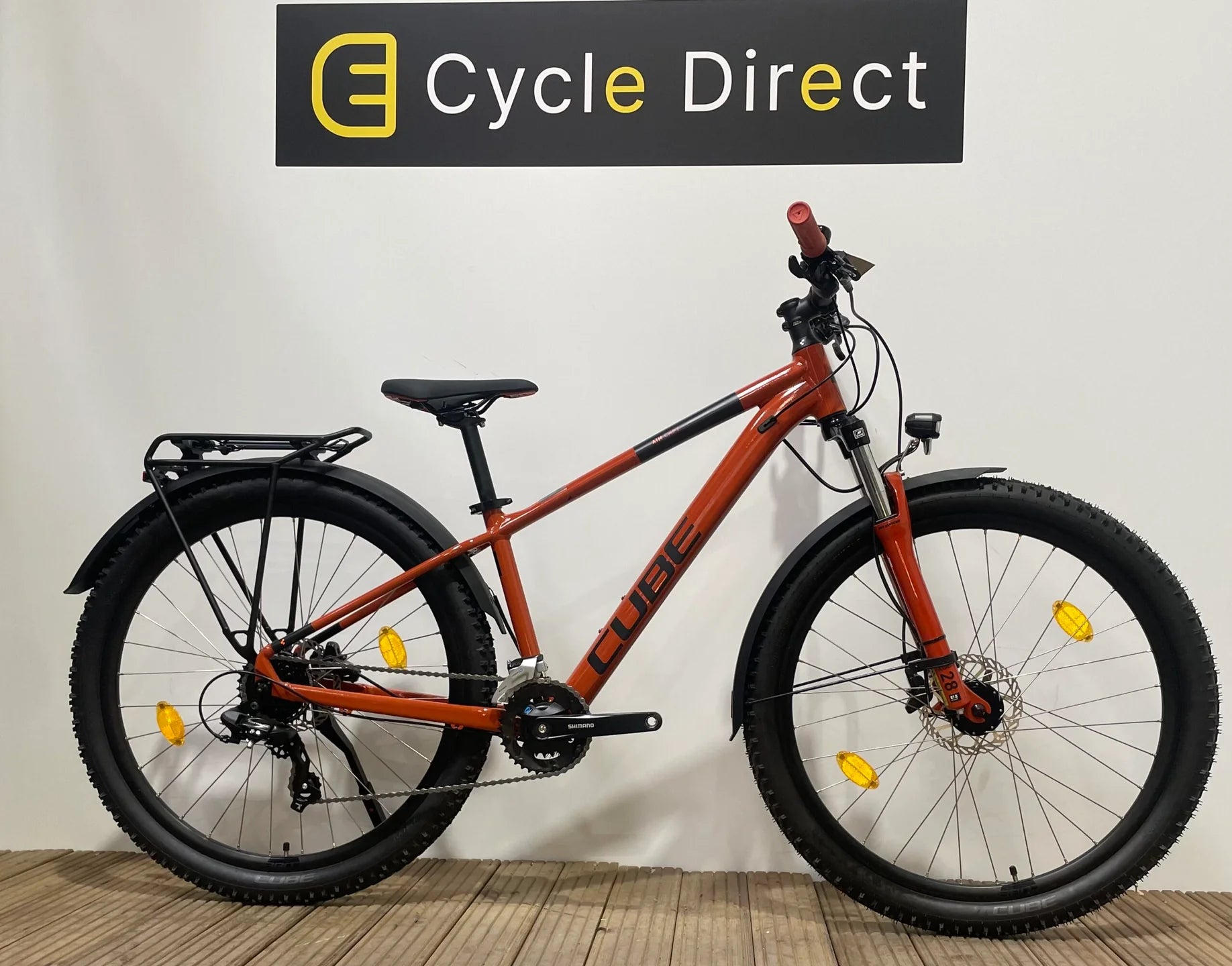 2023 Cube Aim Allroad Brickred/Black Small