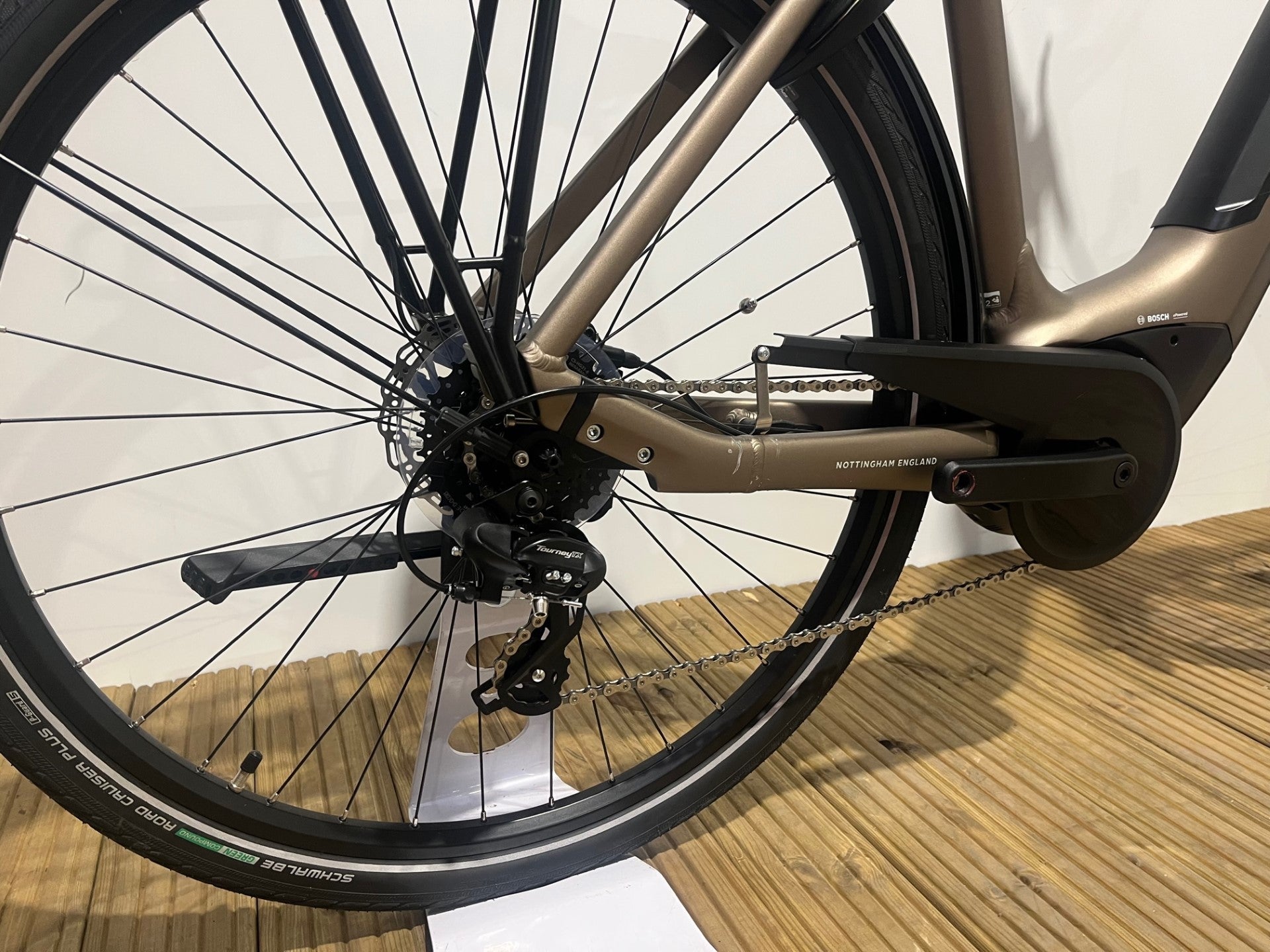 2023 Raleigh Motus Tour Step Through Electric Bike With Derailleur Gears in Small