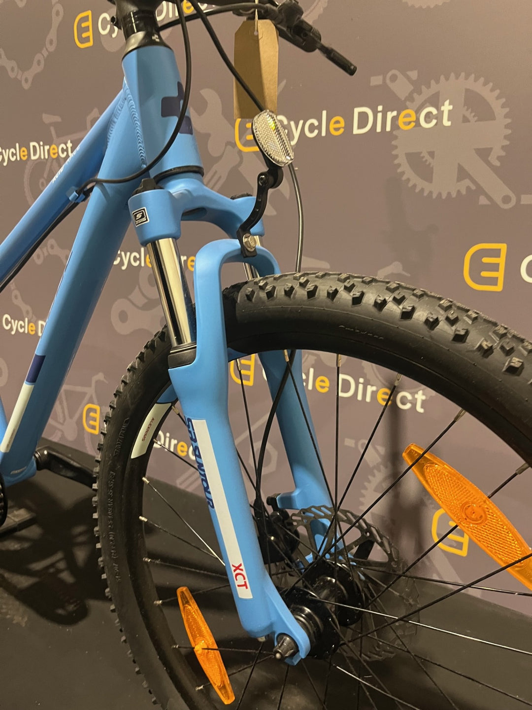2022 Cube Acid 240 Disc Youth Hardtail Mountain Bike In Blue