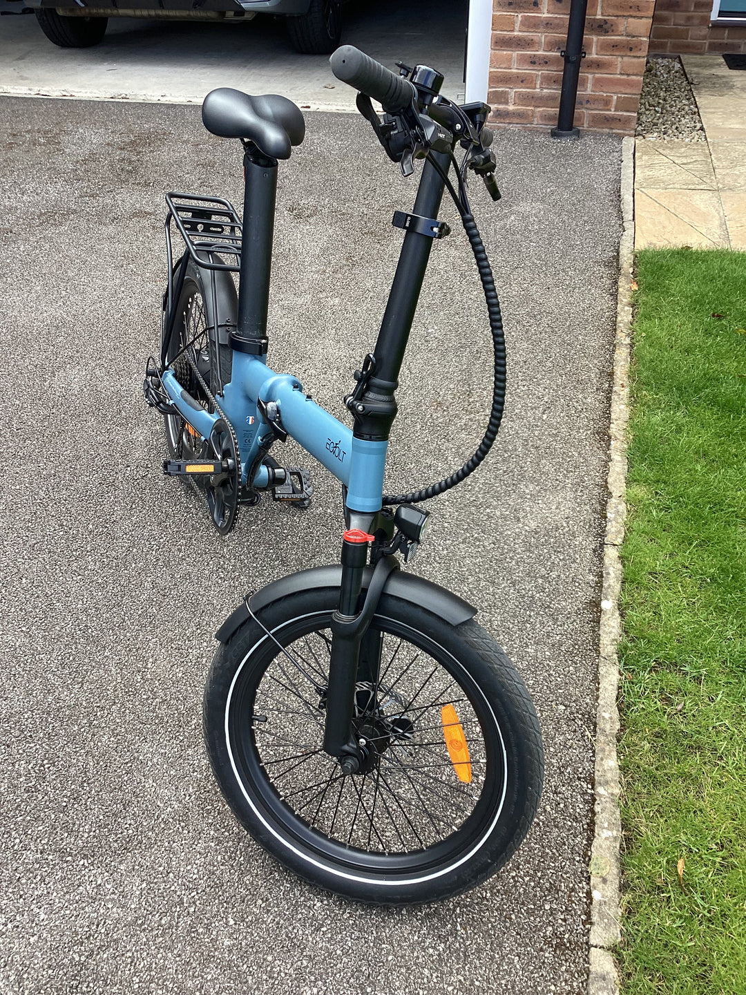 Pre-Owned 2022 Eovolt Afternoon 20 Electric Folding Bike In Blue