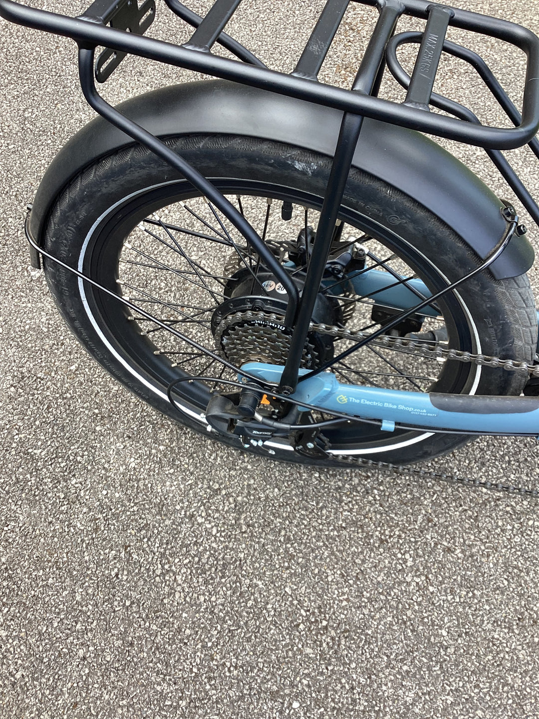 Pre-Owned 2022 Eovolt Afternoon 20 Electric Folding Bike In Blue