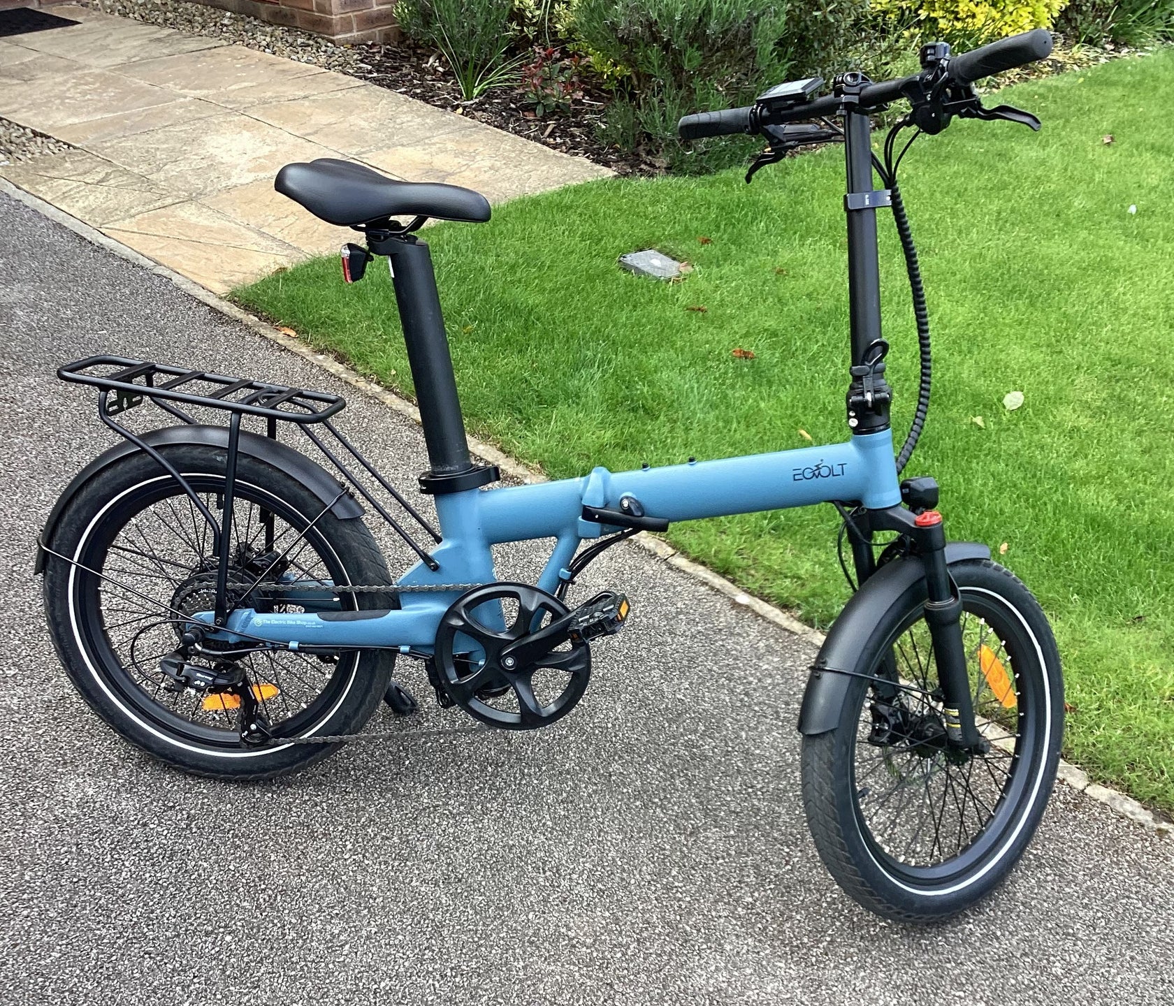 Pre-Owned 2022 Eovolt Afternoon 20 Electric Folding Bike In Blue