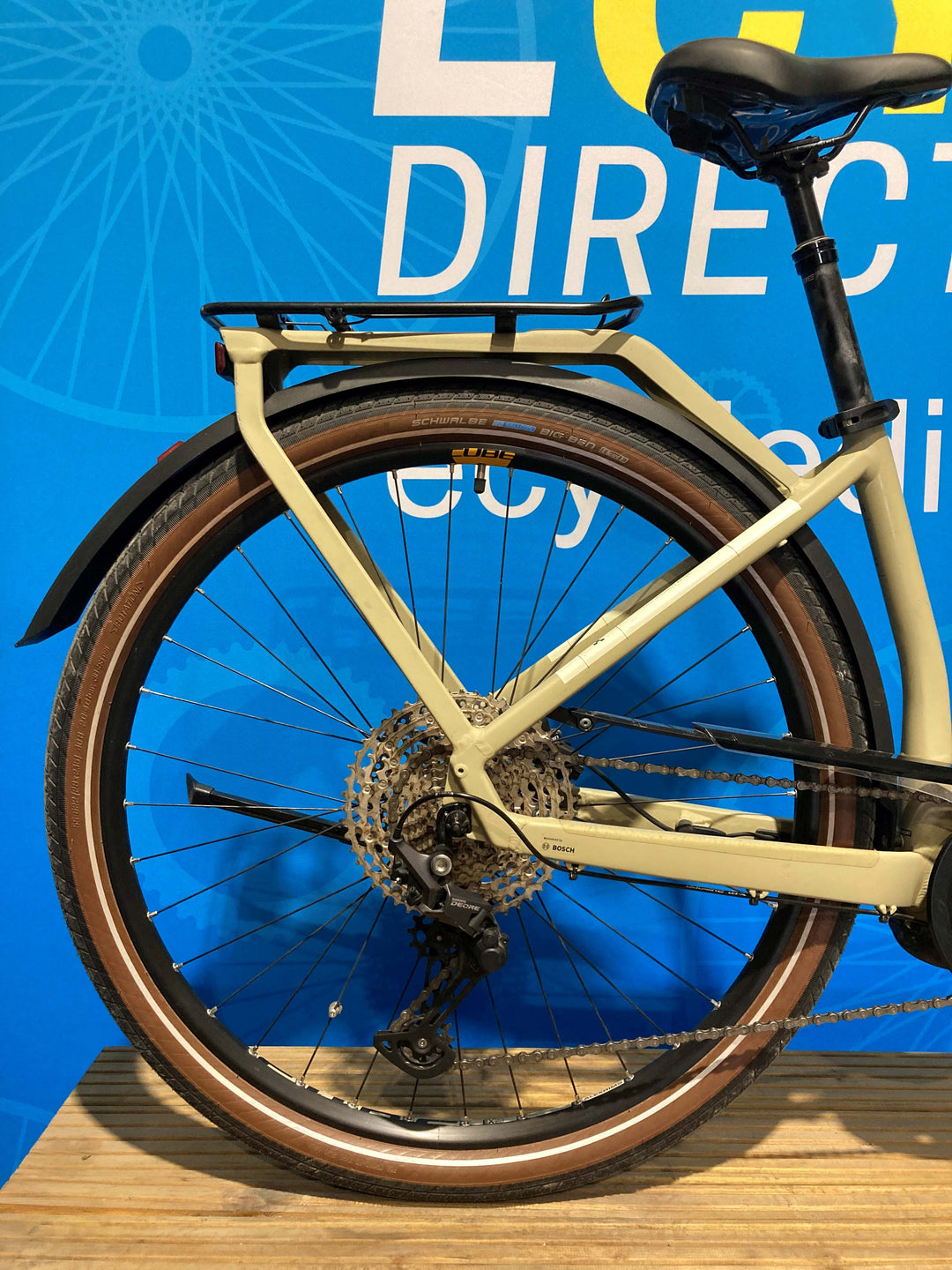 Pre-Owned Cube Kathmandu Hybrid Pro 625 Electric Bike In Desert and Tan X-Small 46cm Frame