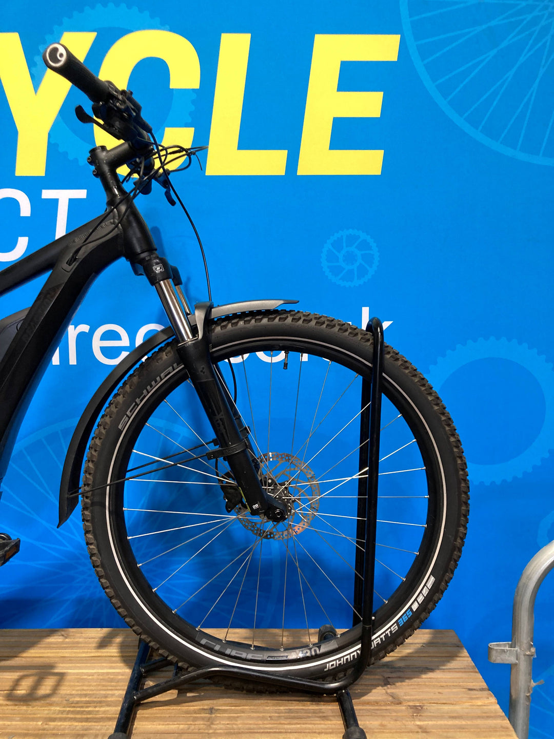 Pre-Owned 2019 Cube Reaction Pro 500 Electric Hardtail Mountain Bike Black Edition Medium Frame