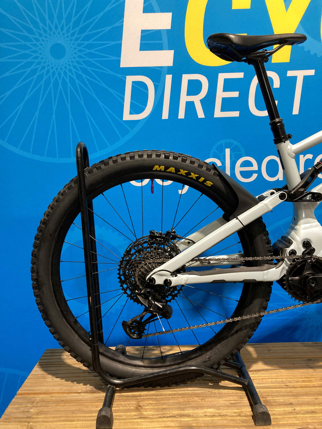 Pre-Owned Specialized Turbo Levo Alloy Electric Full Suspension Mountain Bike In Clay Black Flake Medium Frame