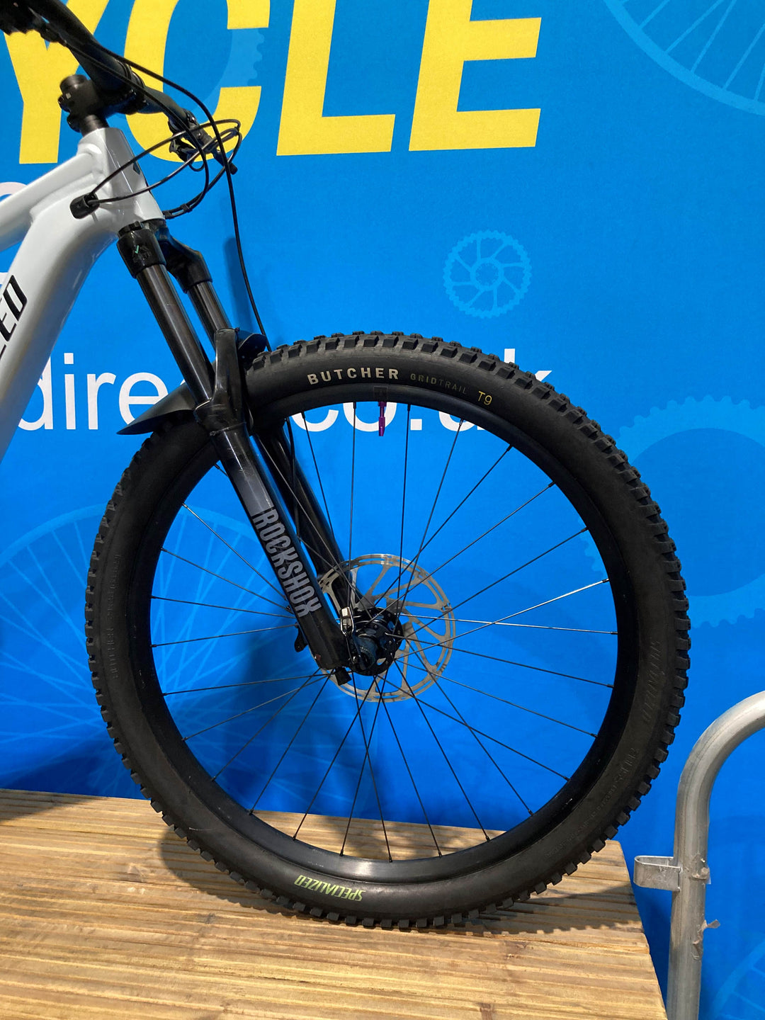 Pre-Owned Specialized Turbo Levo Alloy Electric Full Suspension Mountain Bike In Clay Black Flake Medium Frame