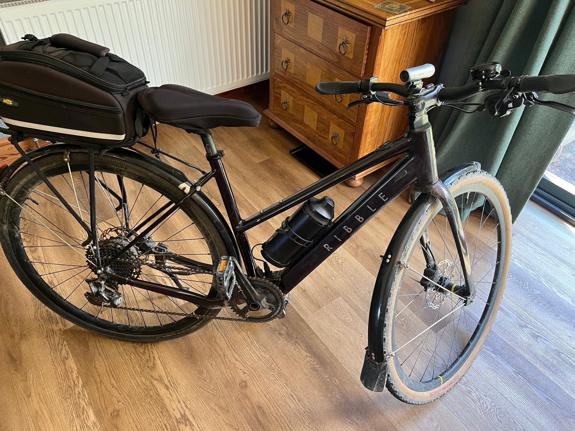 Pre-Owned 2021 Ribble Hybrid AL e Step Through Electric Bike In Deep Berry X-Small Frame
