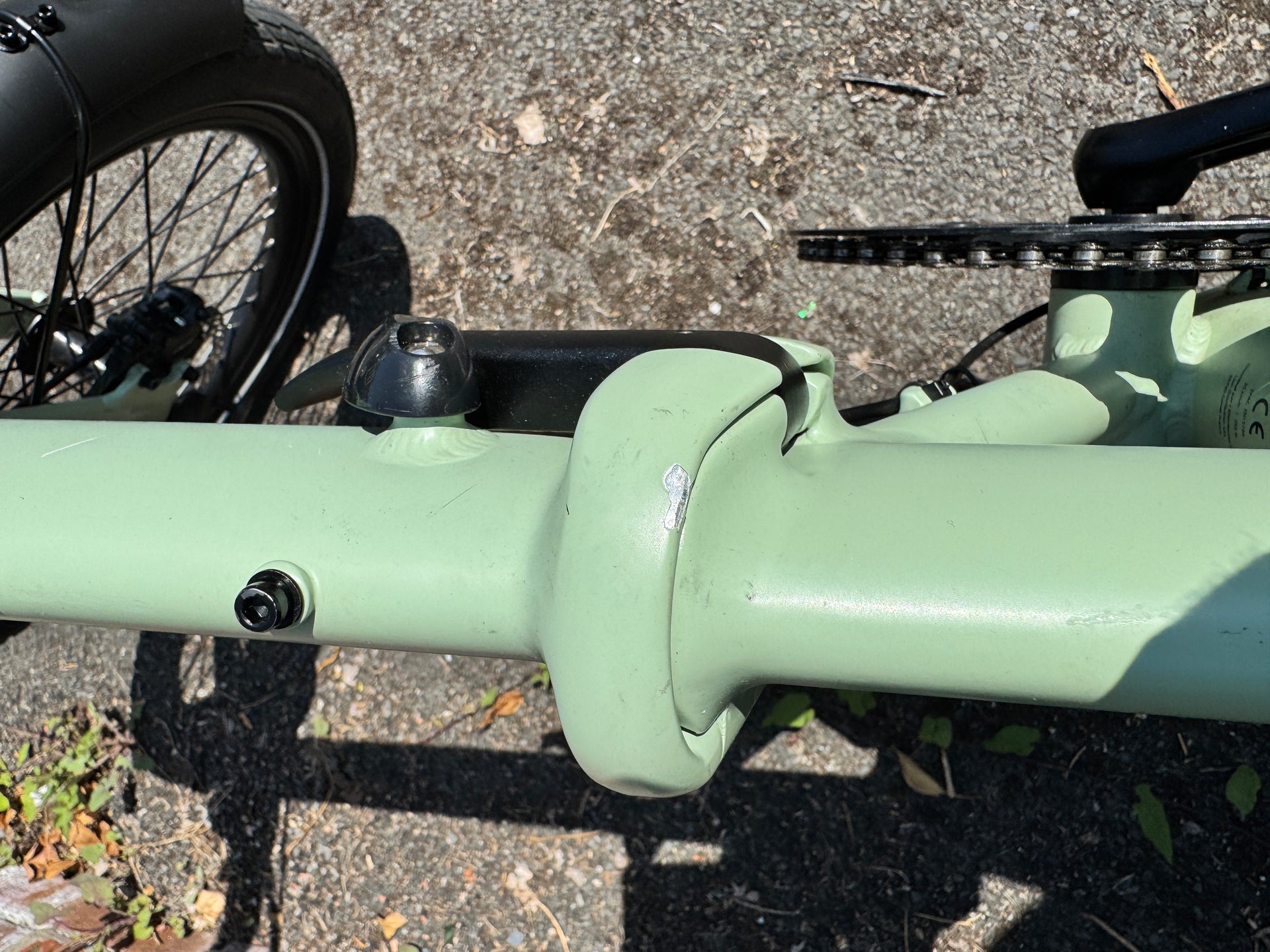 Pre-Owned Eovolt Afternoon 20 Origins V2 Electric Folding Bike in Sage Green