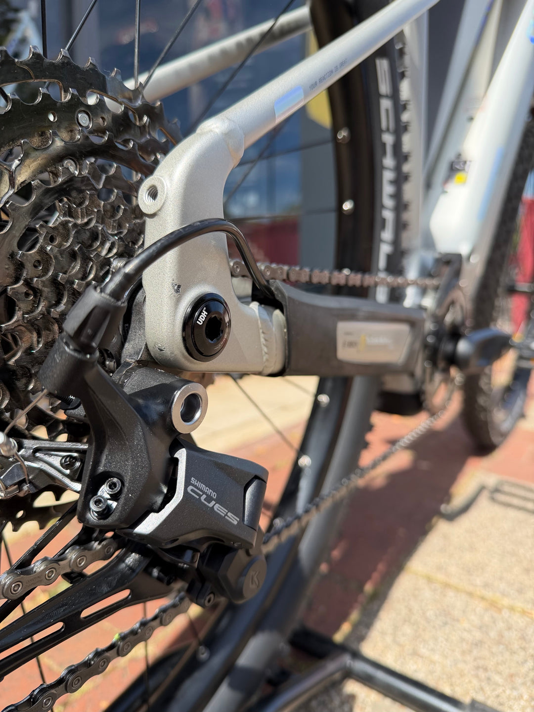 Pre-Owned 2026 Cube Reaction Hybrid One 800 Electric Hardtail Mountain Bike In Sleek Grey & Prism X-Large Frame