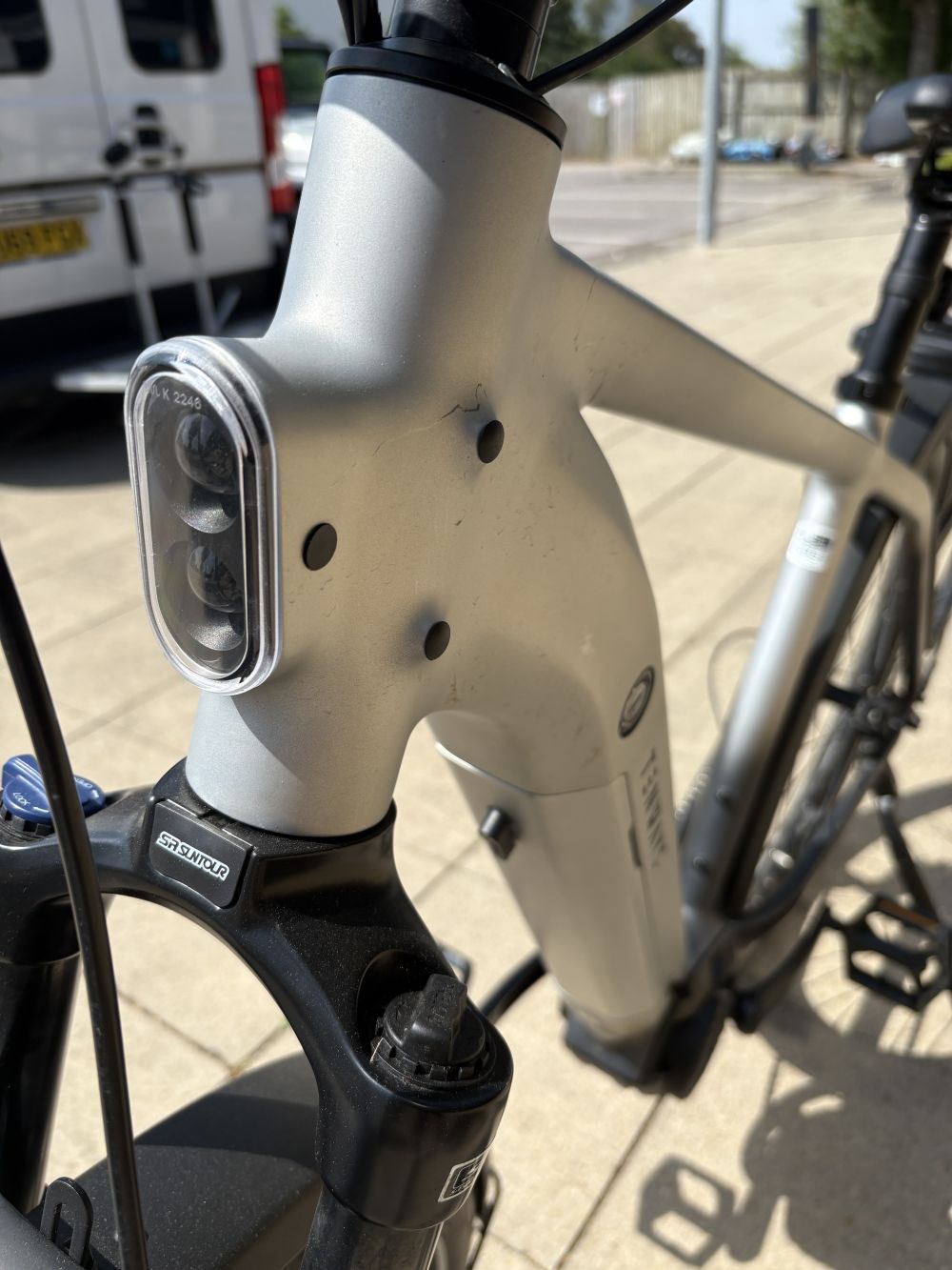 Ex-Demo Tenways AGO X Electric Bike In Starlight Silver X-Large 53cm Frame