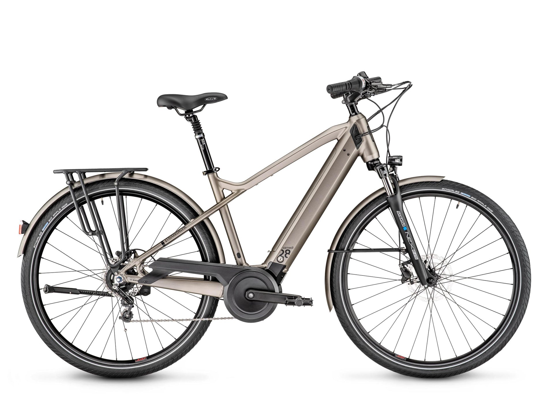 Pre-Owned Moustache Samedi 28.3 Electric Bike With Hub Gears in Grey Large 53cm Frame