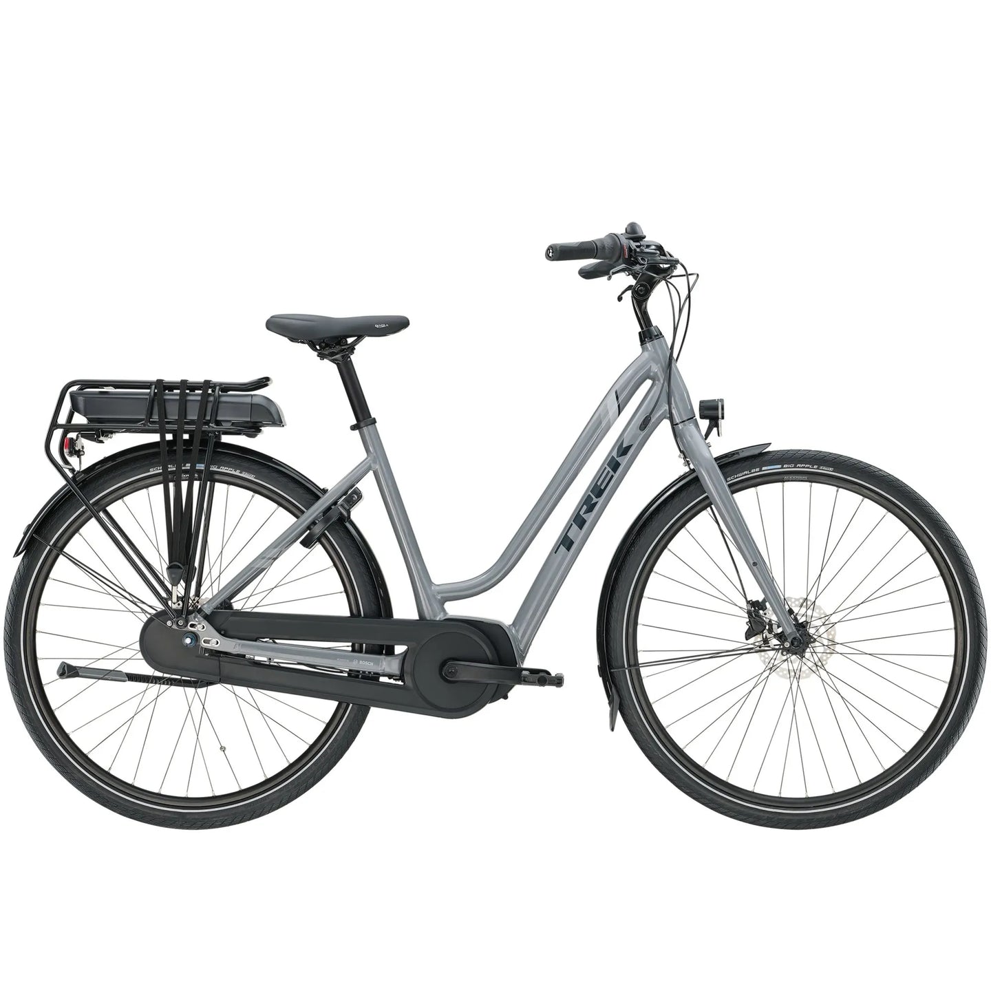 Pre-Owned 2020 Trek District+1 Mid Electric Bike 500W In Slate Grey Medium 50cm Frame