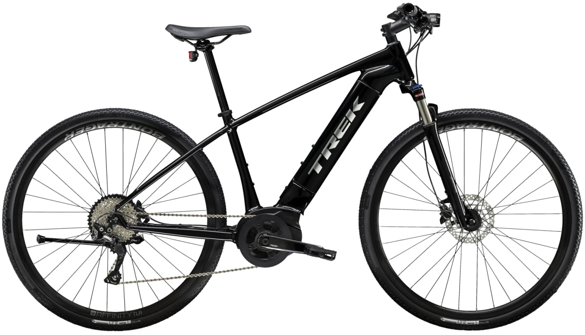 Pre-Owned 2020 Trek Dual Sport+ Electric Hardtail Mountain Bike In Trek Black Medium 17.5 Inch Frame