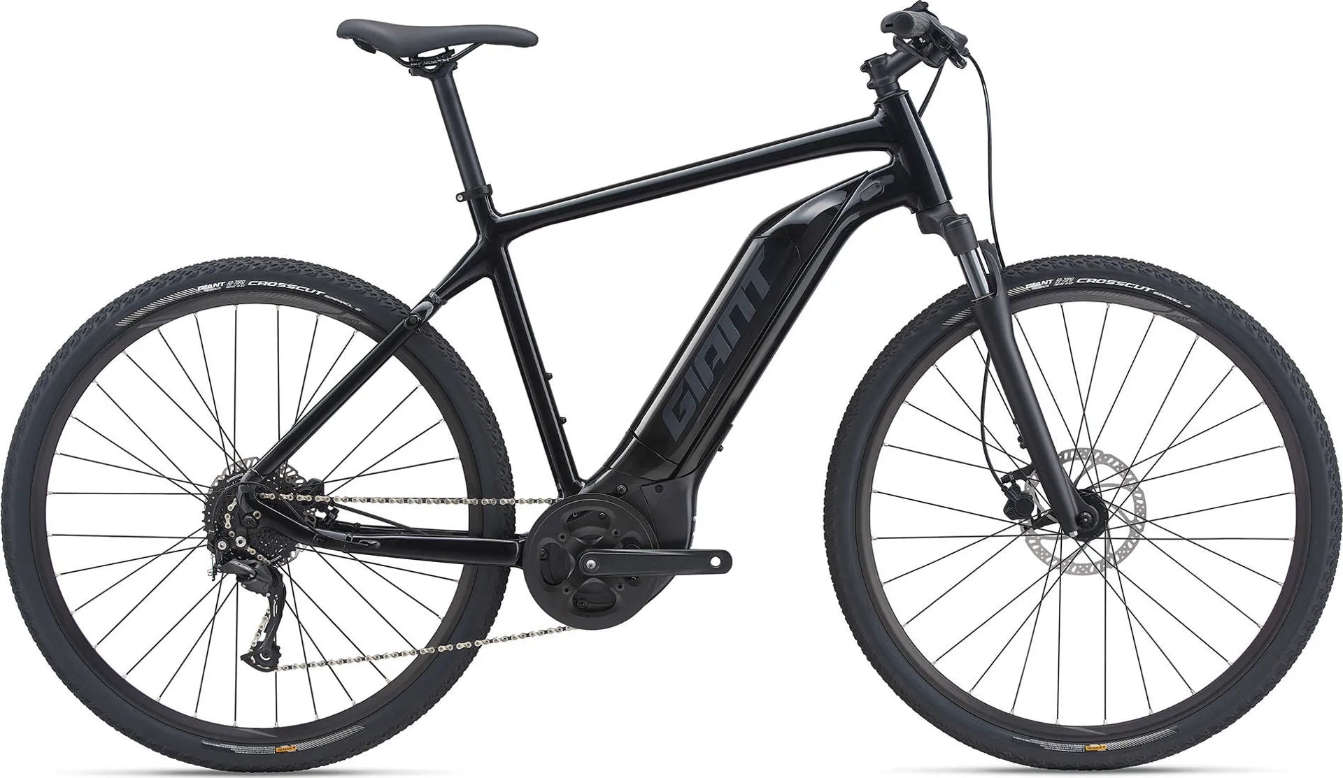 Pre-Owned 2021 Giant Roam E+ GTS Electric Bike In Black Medium Frame