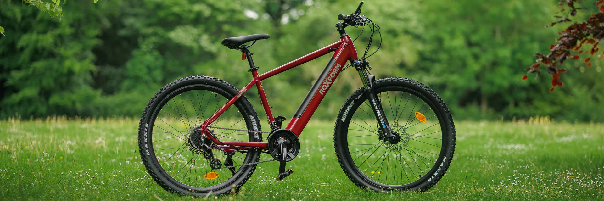 Brand New 2026 Roxform GRAVION Electric Hardtail Mountain Bike In Red Or Basalt Grey