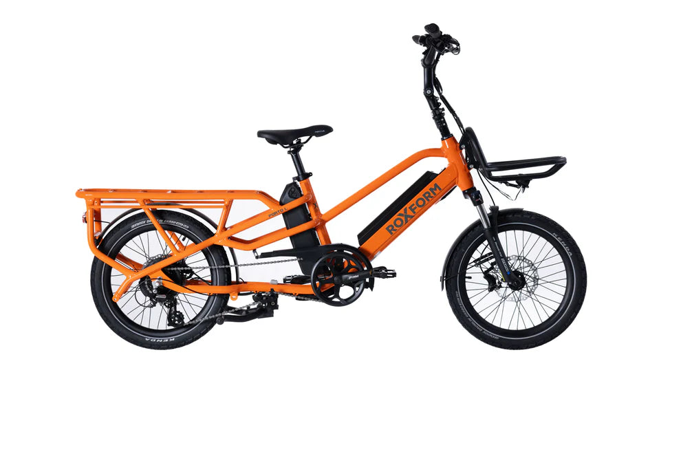 Brand New 2026 Roxform PORTO L Electric Cargo Bike In Orange Or Yellow