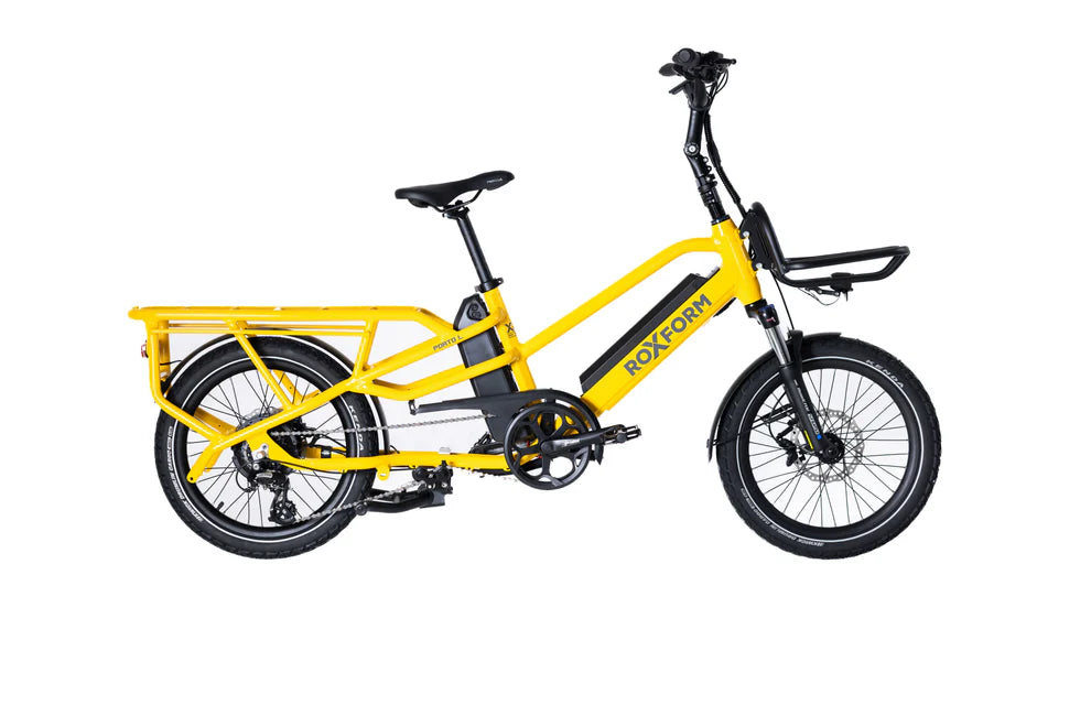 Brand New 2026 Roxform PORTO L Electric Cargo Bike In Orange Or Yellow
