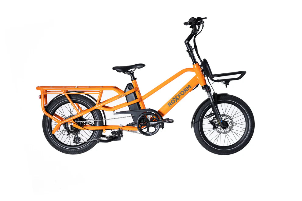 Brand New 2026 Roxform PORTO S Electric Cargo Bike In Orange Or Cream