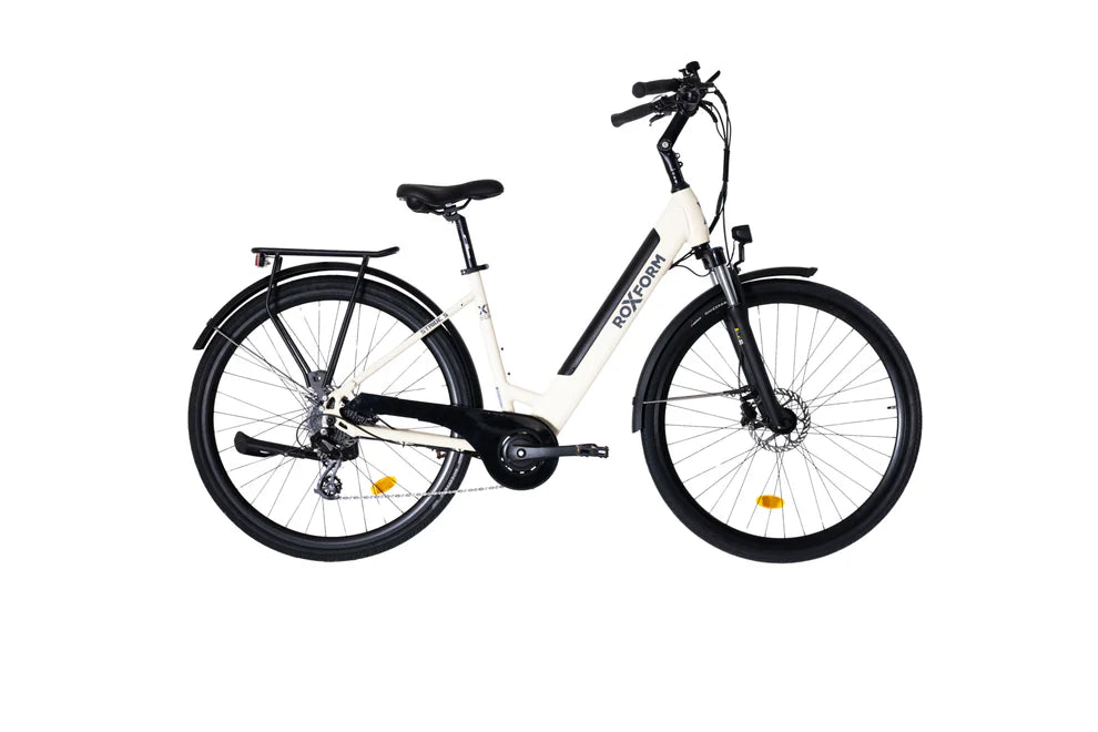 Brand New 2026 Roxform STRIDE S Electric Bike In Purple Red, Pastel Orange, Light Ivory Or Grey