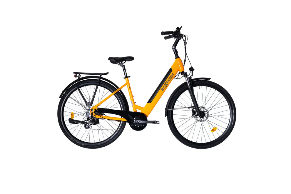 Brand New 2026 Roxform STRIDE S Electric Bike In Purple Red, Pastel Orange, Light Ivory Or Grey