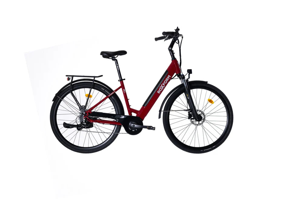 Brand New 2026 Roxform STRIDE S Electric Bike In Purple Red, Pastel Orange, Light Ivory Or Grey