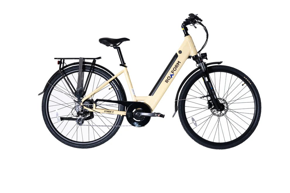 Brand New 2026 Roxform STRIDE S Plus Electric Bike In Orange Or Pearl Beige