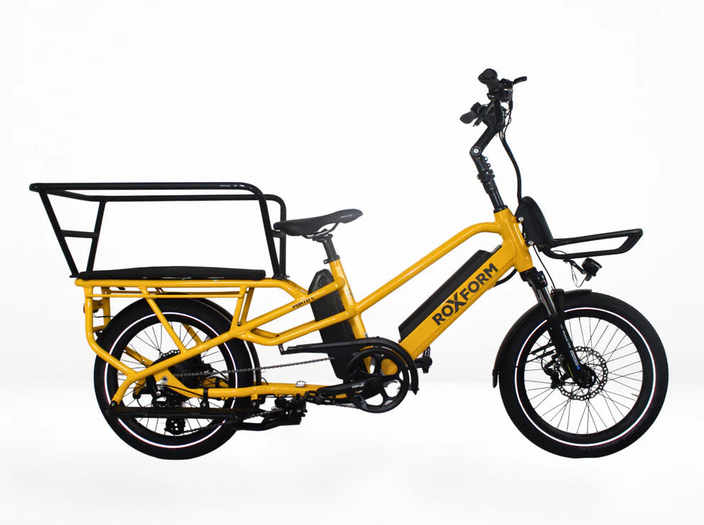 Brand New 2026 Roxform PORTO L Electric Cargo Bike In Orange Or Yellow