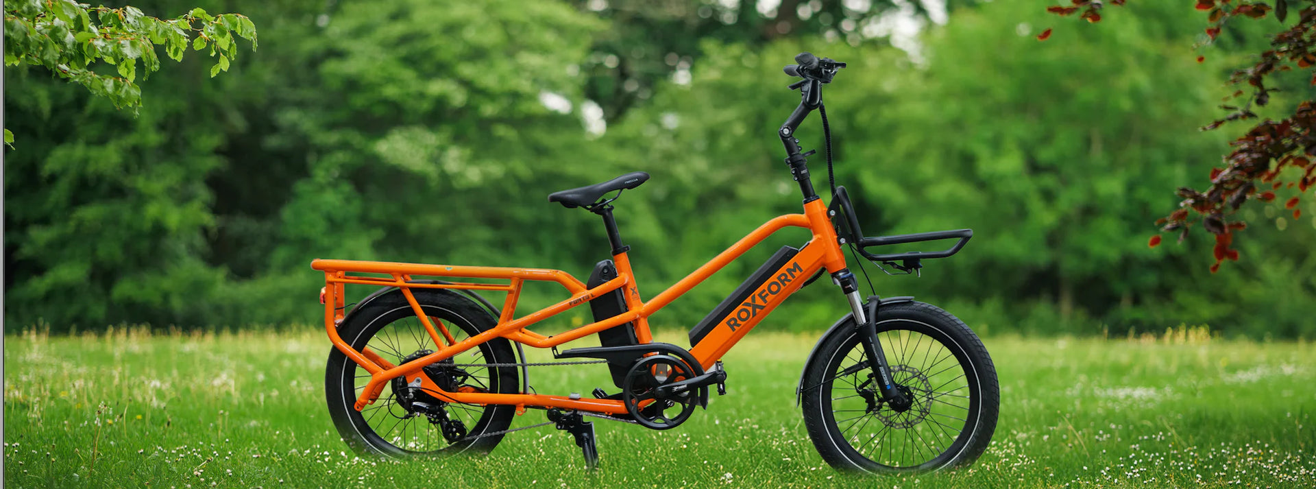 Brand New 2026 Roxform PORTO L Electric Cargo Bike In Orange Or Yellow